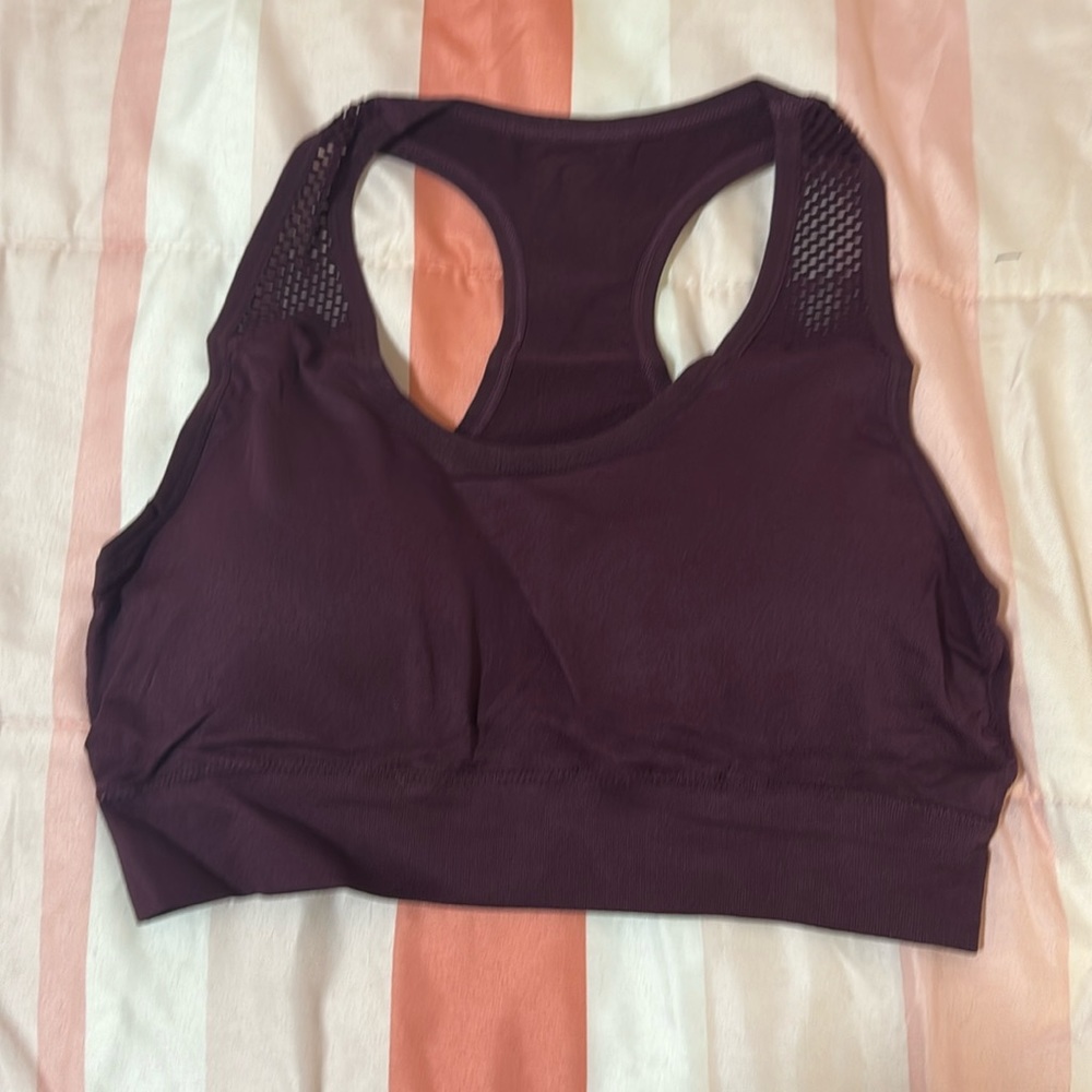 Sports Bras for Women Medium Impact Support Workout Racerback Seamless NWOT